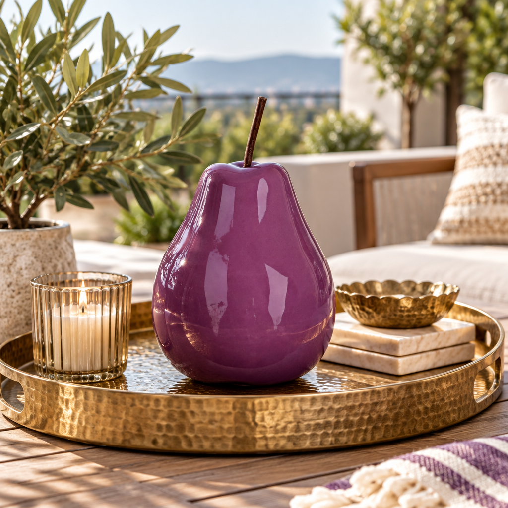 Rosie Ceramic Pear Decor