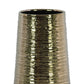 Lynde Combed Electroplated Metallic Vase