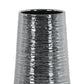 Lynde Combed Electroplated Metallic Vase