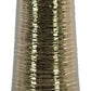 Lynde Combed Electroplated Metallic Vase