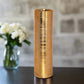 Kaelor Brushed Gold Ceramic Vase