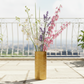 Kaelor Brushed Gold Ceramic Vase