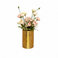 Kaelor Brushed Gold Ceramic Vase