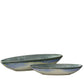 Braylin Ceramic Reactive Glaze Boat Tray Set (Set of 2)