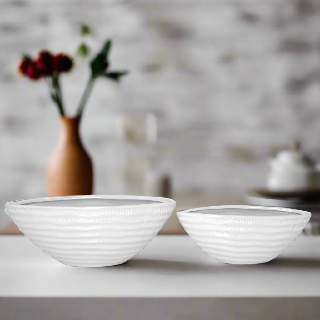 Nerelle Oval Ceramic Vase Set (Set of 2)