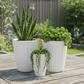 Ronja Fluted Tapered Ceramic Pot (Set of 3)
