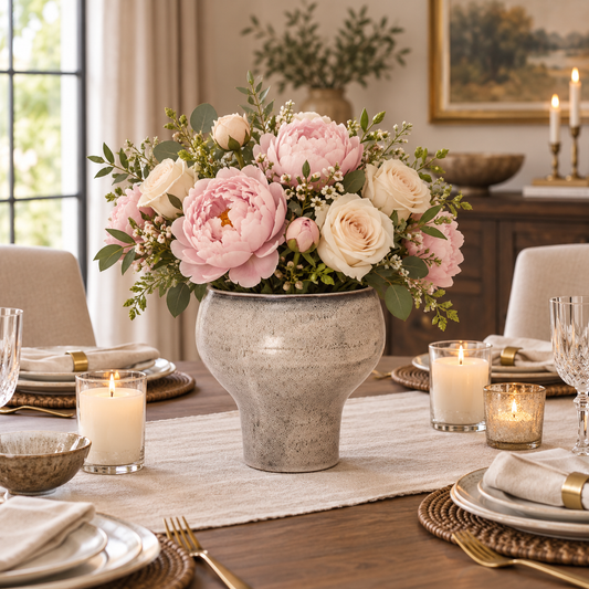 Grevelle Rounded Ceramic Vase