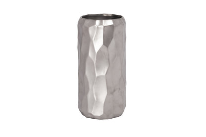 Hale Embossed Ceramic Cylindrical Vase