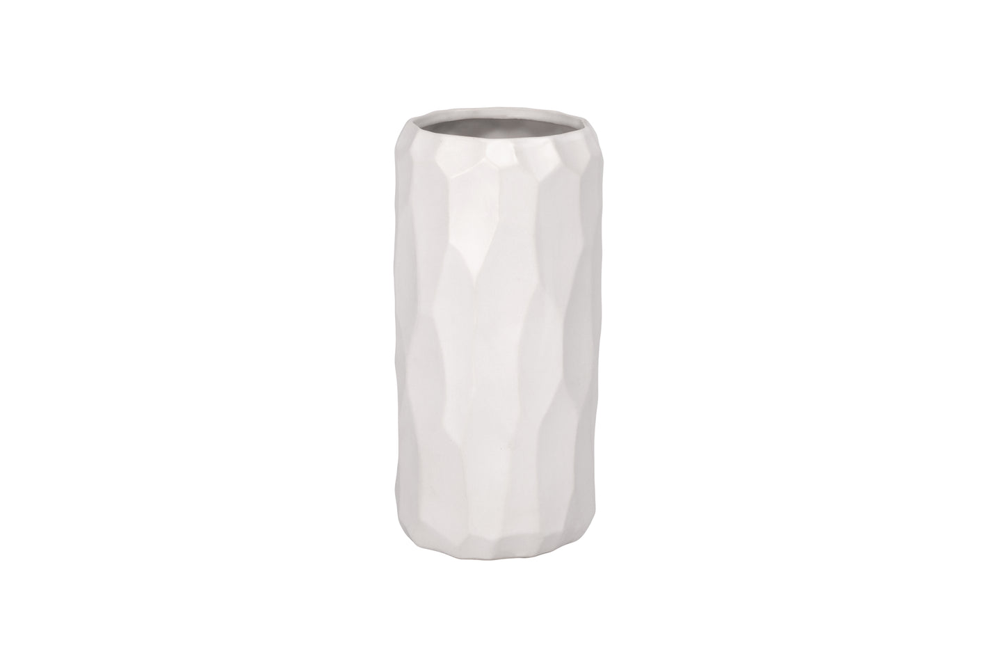 Hale Embossed Ceramic Cylindrical Vase