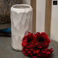 Hale Embossed Ceramic Cylindrical Vase