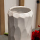 Hale Embossed Ceramic Cylindrical Vase
