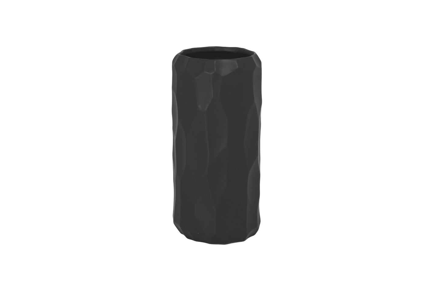 Hale Embossed Ceramic Cylindrical Vase