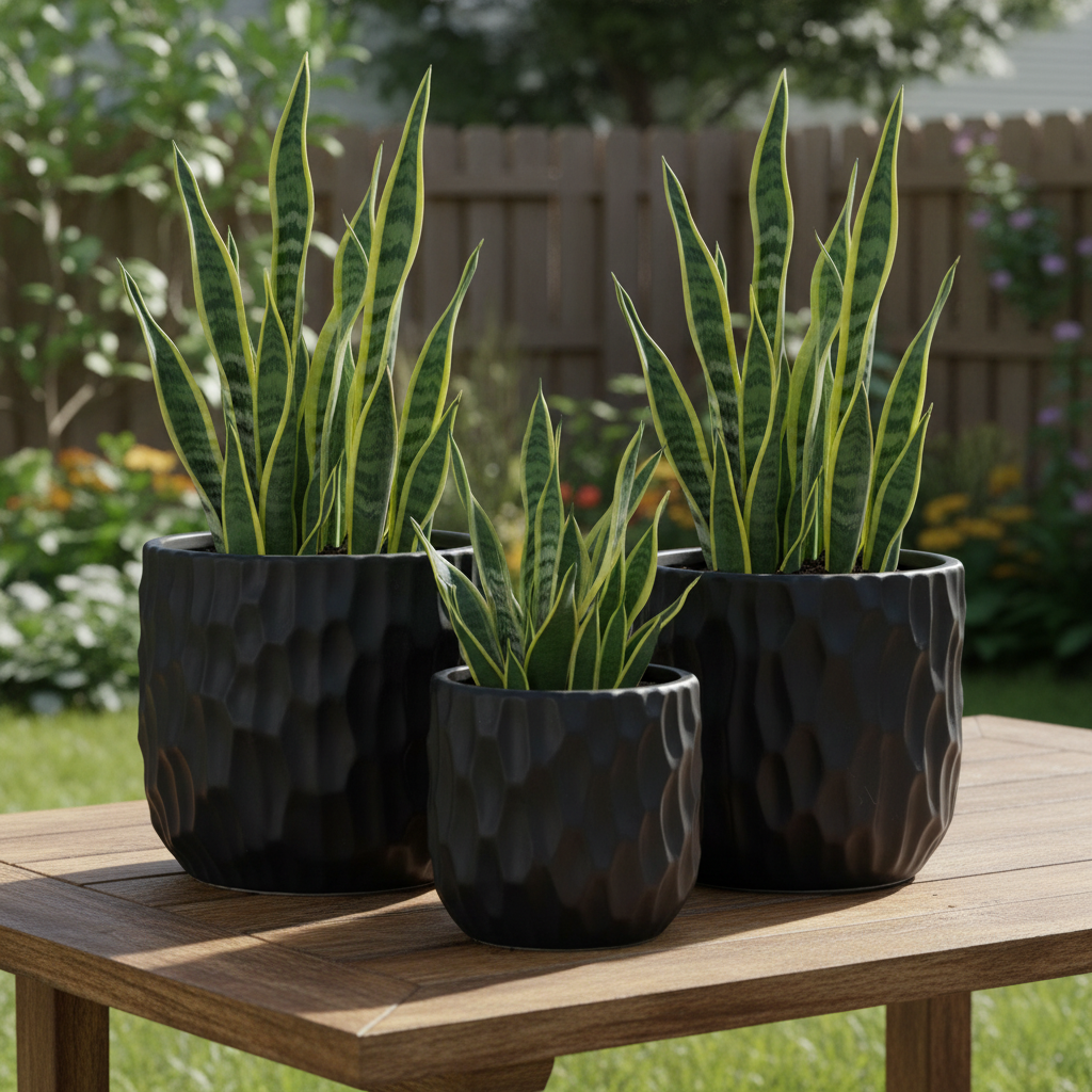 Vyne Ceramic Pot Set (Set of 3)