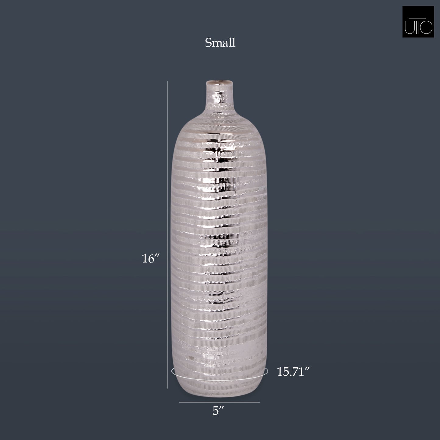 Blossom Ceramic Round Vase