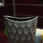 Niven Honeycomb Oval Metallic Vase