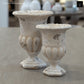 Evgeny Fluted Pedestal Urn Planter with Petal Rim