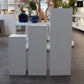 Rune Modern Fiberglass Display Pedestal Column
