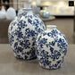 Vlada Chinoiserie Ginger Jar Style Ceramic Vase