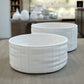 Mylana Textured Cylindrical Ceramic Planter (Set of 2)
