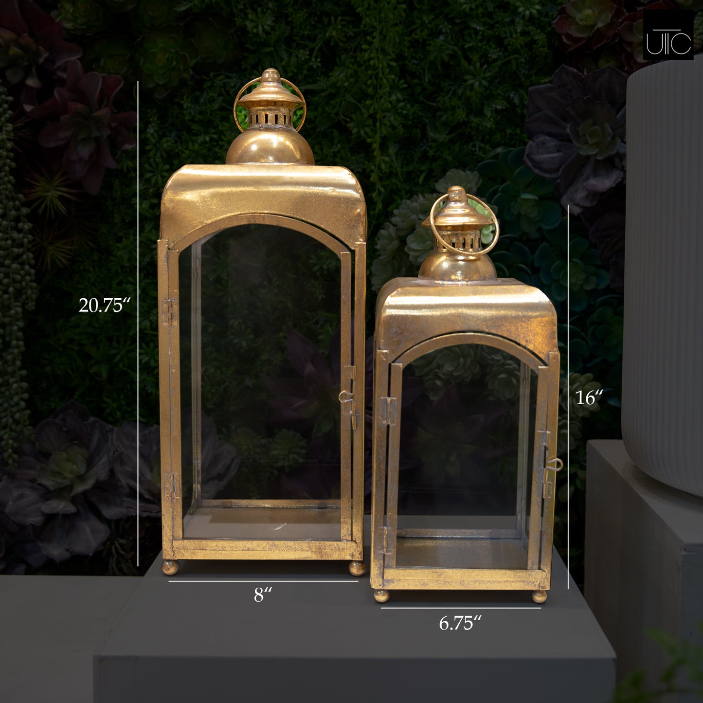 Claude Metal Lantern Set (Set of 2)