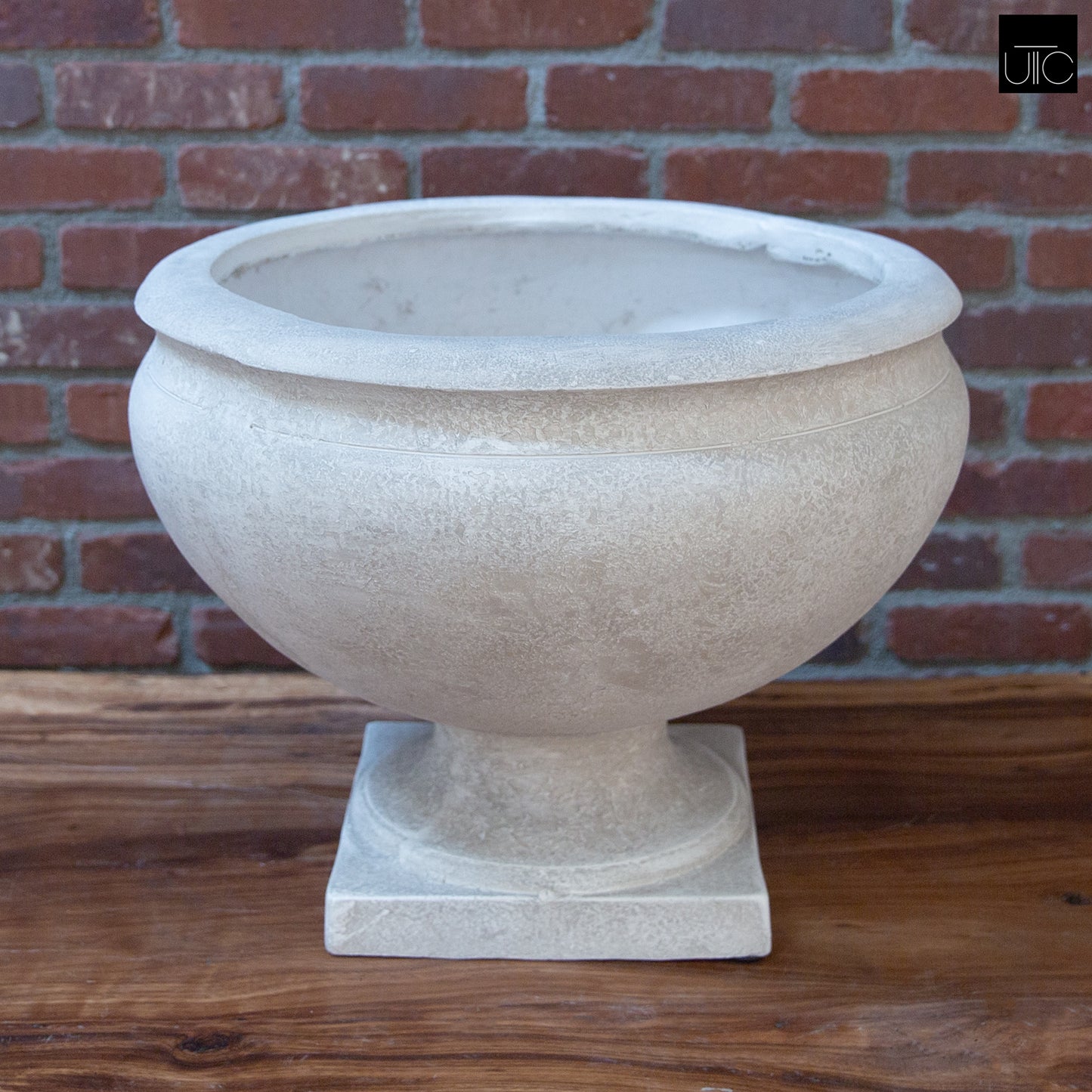 Nixie Classical Urn Bowl Planter with Pedestal Base