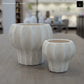 Darie Fluted Urn-Style Clay Planter