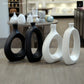 Nelya Sculptural Donut Ceramic Vase