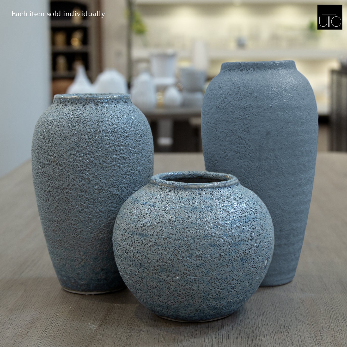 Cherith Ceramic Lava Texture Spherical Vase