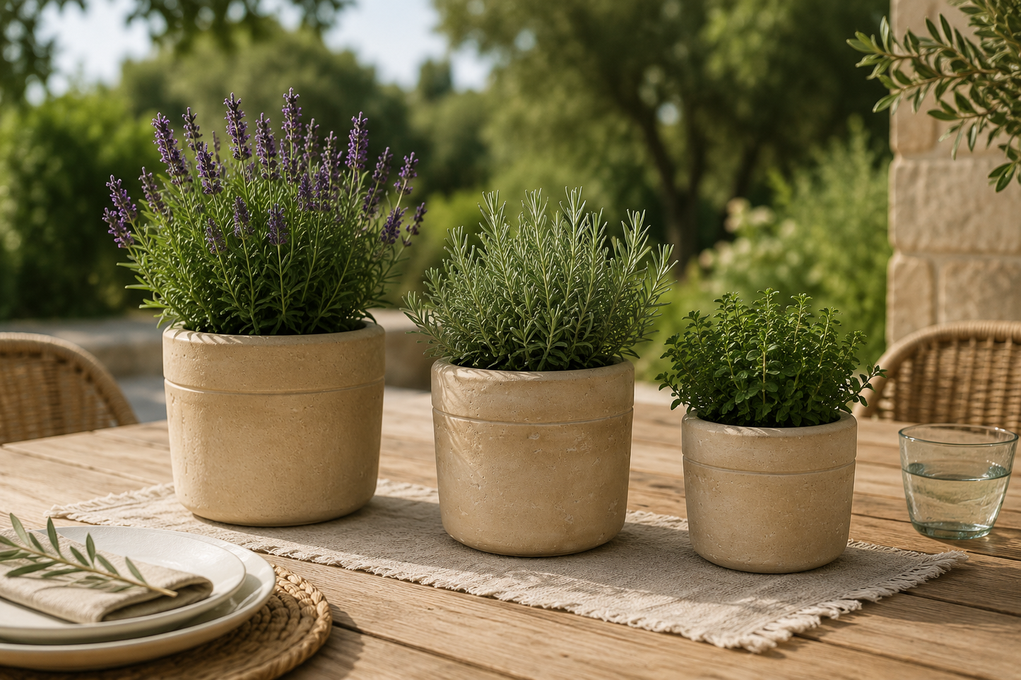 Romi Minimalist Cylindrical Ceramic Planter