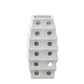 Kaida Chrome Cutout Ceramic Vase