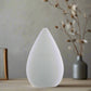 Prienne Bellied Ceramic Ribbed Vase
