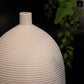 Milora Ribbed Ceramic Vase