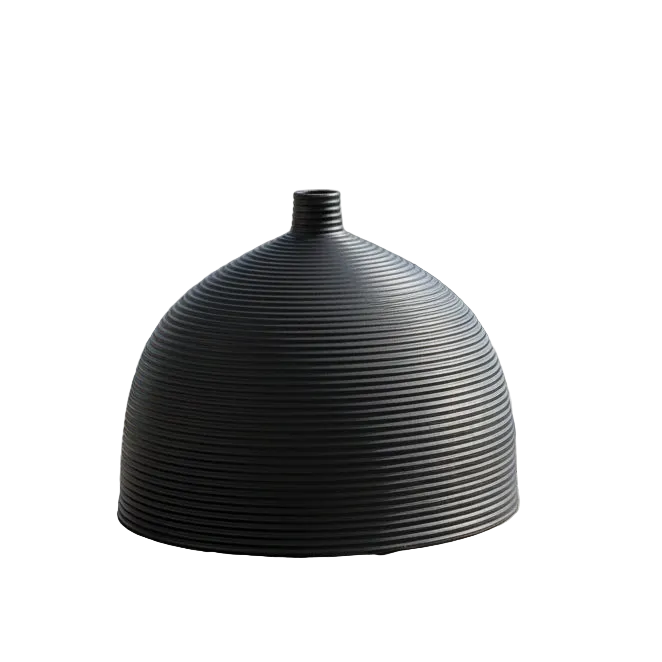 Milora Ribbed Ceramic Vase