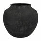 Noir Terra Etched Vase