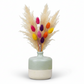 Maelle Speckled Round Ceramic Vase