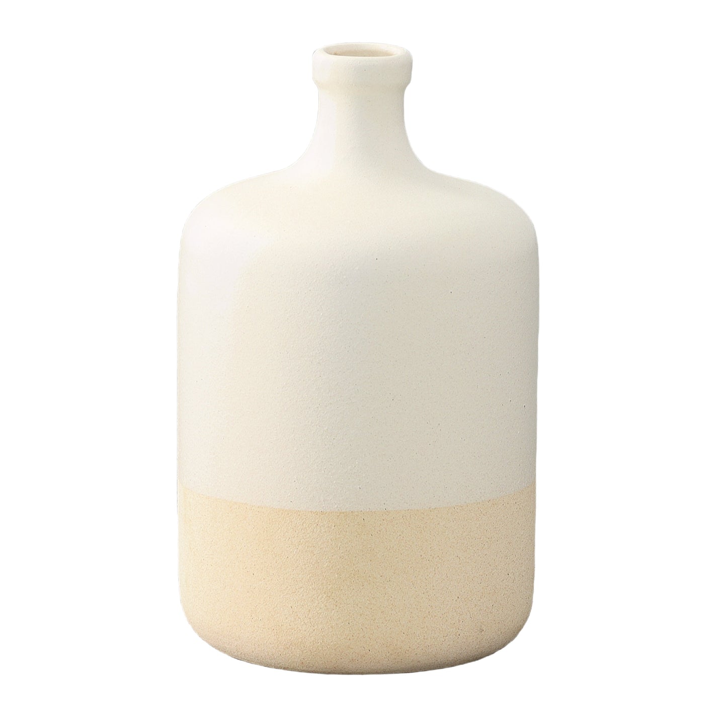 Maelle Speckled Round Ceramic Vase