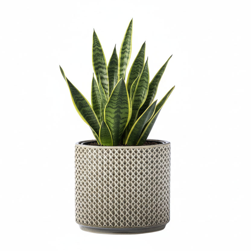 Marbren Ceramic Oval Pot