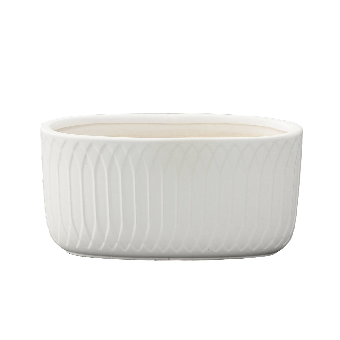 Quade Oval Ceramic Pot
