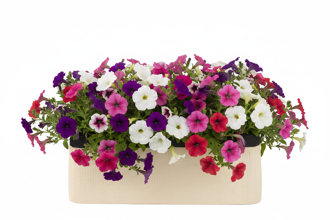 Bravine Rectangular Cement Pot