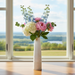 Calliope Ceramic Tall Round Vase