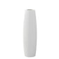 Carlisha Ceramic Bellied Round Vase with Ribbed Design and Tapered Bottom