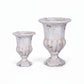 Evgeny Fluted Pedestal Urn Planter with Petal Rim