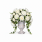 Evgeny Fluted Pedestal Urn Planter with Petal Rim