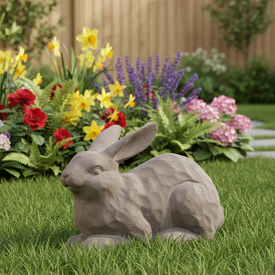 Junver Resting Rabbit Figurine