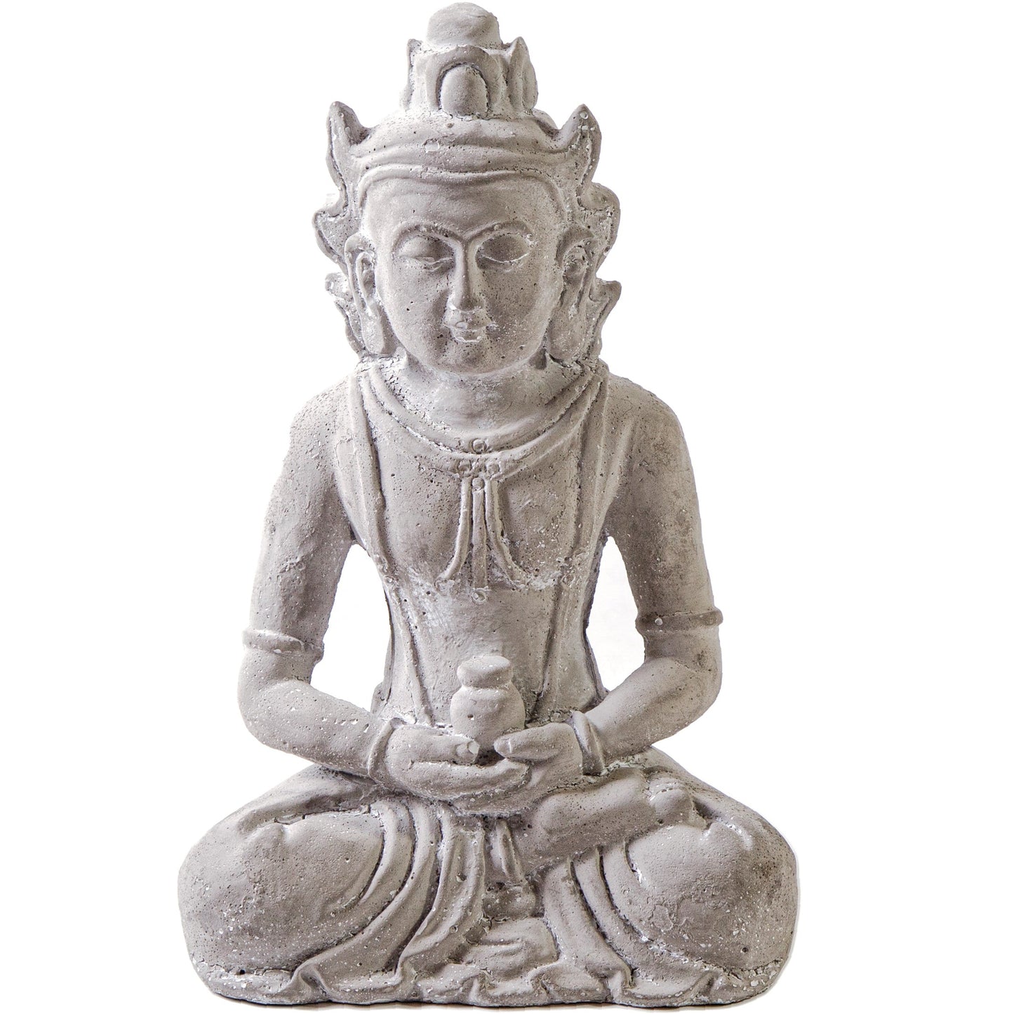 Cosima Cement Royal Meditating Buddha Figurine