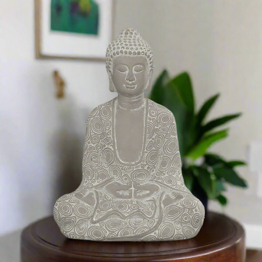 Presley Cement Buddha Statue