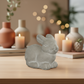 Corinne Cement Rabbit Figurine