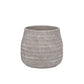 Stef Swirled Round Cement Planter