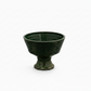 Fia Scalloped Ceramic Pedestal Planter