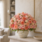 Miley Beehive-Ridged Ceramic Vase